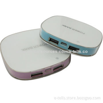 Transparent Acrylic Fashion Style Private Mould Slim 4,600mAh Power Bank